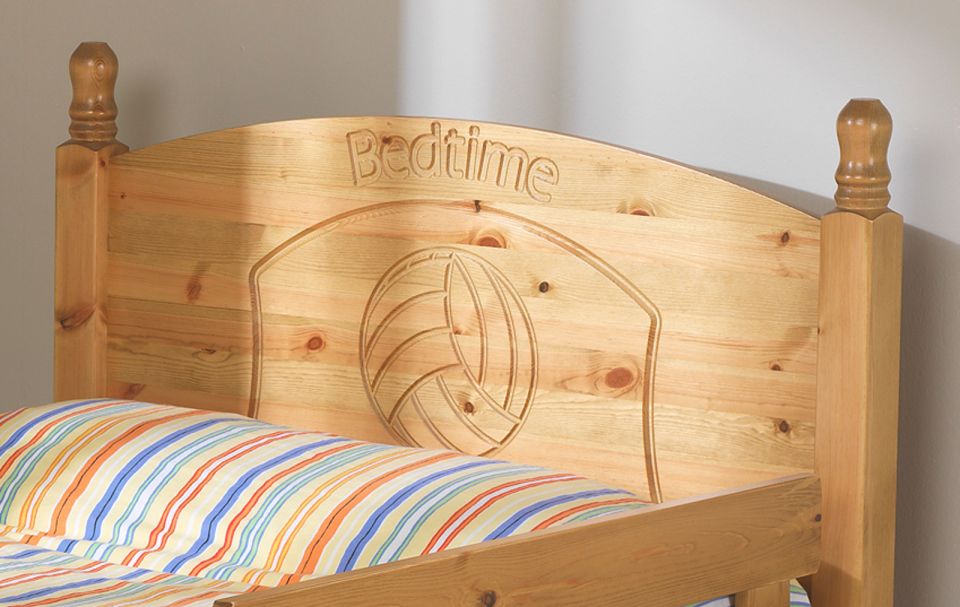 Football Pine Headboard Bed Guru, Full Size Football Headboard Dimensions